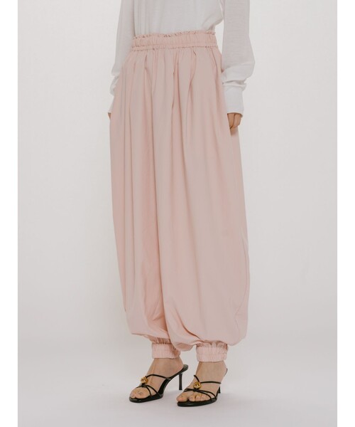MIDIUMISOLID(ミディウミソリッド)の「MIDIUMISOLID for Ladies バルーンイージーパンツ(その他パンツ・レディース・ピンク/ブラック・FREE)」の9枚目の写真