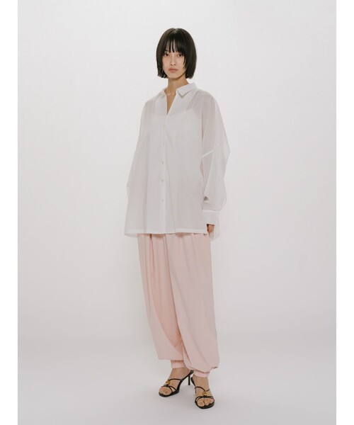 MIDIUMISOLID(ミディウミソリッド)の「MIDIUMISOLID for Ladies バルーンイージーパンツ(その他パンツ・レディース・ピンク/ブラック・FREE)」の12枚目の写真