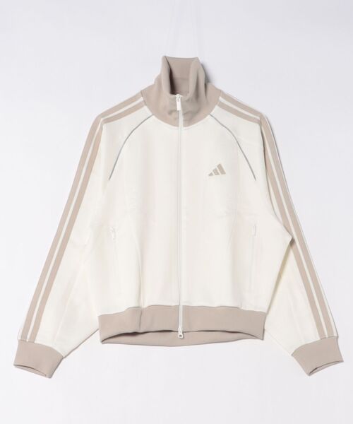 adidas（アディダス）の「adidas/アディダス Ｗ ＳＴＡＤＩＵＭ Ｃ トラックトップ L6722（スウェット・レディース・オフホワイト/スカイブルー/ホワイト×ブラック・L/M）」の19枚目の写真