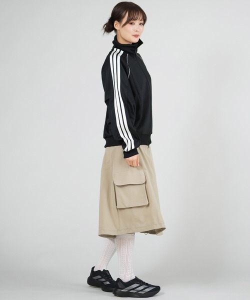 adidas（アディダス）の「adidas/アディダス Ｗ ＳＴＡＤＩＵＭ Ｃ トラックトップ L6722（スウェット・レディース・オフホワイト/スカイブルー/ホワイト×ブラック・L/M）」の12枚目の写真