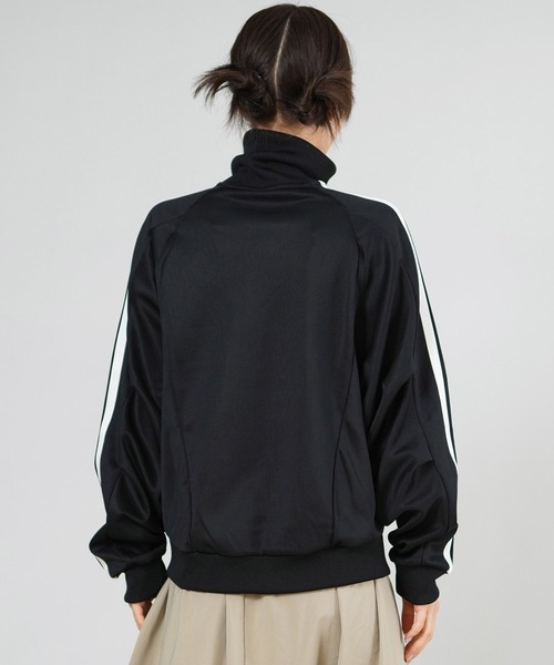 adidas（アディダス）の「adidas/アディダス Ｗ ＳＴＡＤＩＵＭ Ｃ トラックトップ L6722（スウェット・レディース・オフホワイト/スカイブルー/ホワイト×ブラック・L/M）」の8枚目の写真