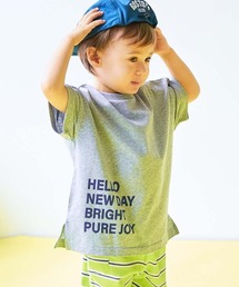 devirock（デビロック）の「【EN-JOY】どっちも前だから1人でお着替え カラフル 半袖Tシャツ（Tシャツ/カットソー）」