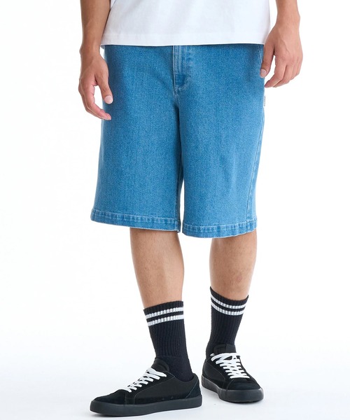 ELEMENT(エレメント)の「ELEMENT/エレメント ハーフパンツ ショートパンツ ショーツ デニム BG021600(デニムパンツ・メンズ・グレー/ブラック/ライトインディゴブルー/インディゴブルー・L/XL/M)」の4枚目の写真