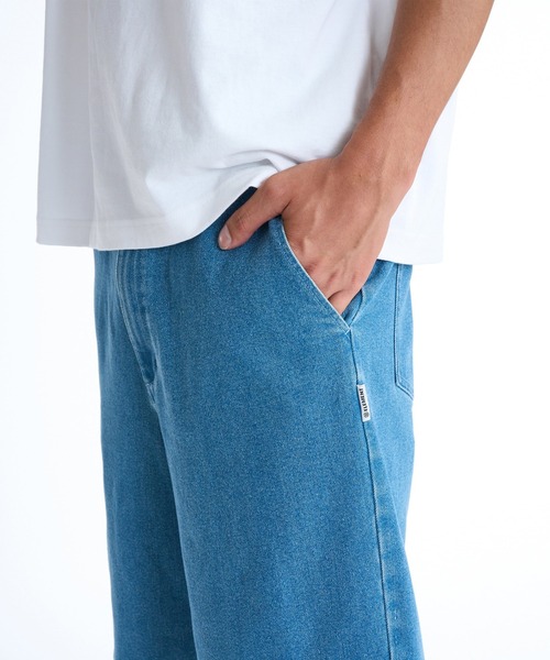 ELEMENT(エレメント)の「ELEMENT/エレメント ハーフパンツ ショートパンツ ショーツ デニム BG021600(デニムパンツ・メンズ・グレー/ブラック/ライトインディゴブルー/インディゴブルー・L/XL/M)」の9枚目の写真