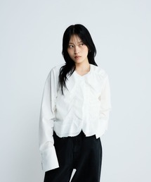 JEANASIS | シャーリングギャザーブラウス/650631(シャツ/ブラウス)