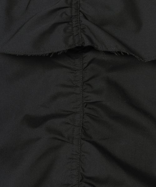 JEANASIS（ジーナシス）の「シャーリングギャザーブラウス/650631（シャツ/ブラウス・レディース・ブルー系その他/ブラック/ホワイト・FREE）」の12枚目の写真