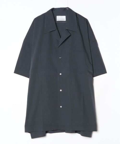 VOAAOV（ヴォアーブ）の「【VOAAOV】 XXXXL SHIRT Short Sleeve Open Collar（シャツ/ブラウス・メンズ・ストライプ/チェック/サックスブルー/チャコールグレー・FREE）」の12枚目の写真