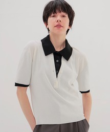 DRESSLAVE | bicolor skipper pullover(バイカラースキッパープルオーバー)(ニット/セーター)