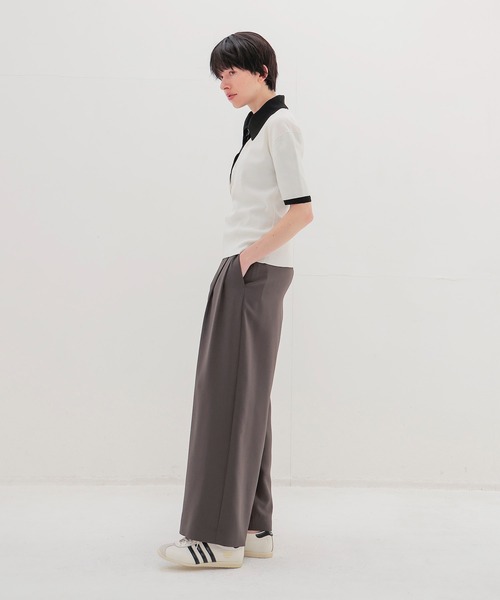 DRESSLAVE（ドレスレイブ）の「bicolor skipper pullover(バイカラースキッパープルオーバー)（ニット/セーター・レディース・ネイビー/ホワイト・38）」の6枚目の写真