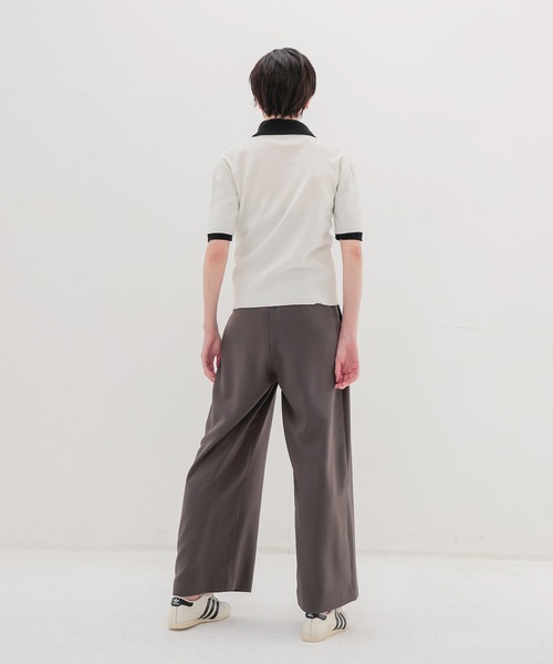 DRESSLAVE（ドレスレイブ）の「bicolor skipper pullover(バイカラースキッパープルオーバー)（ニット/セーター・レディース・ネイビー/ホワイト・38）」の7枚目の写真