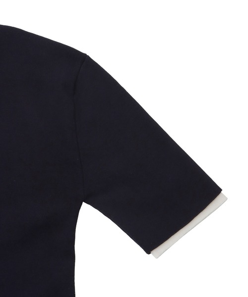 DRESSLAVE（ドレスレイブ）の「bicolor skipper pullover(バイカラースキッパープルオーバー)（ニット/セーター・レディース・ネイビー/ホワイト・38）」の9枚目の写真