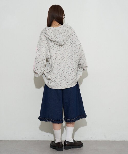 RePRODUCTION LABEL（リプロダクションレーベル）の「【RePRODUCTION LABEL / リプロダクションレーベル】スキッパーフェードフラワーサーマル（Tシャツ/カットソー・レディース・ネイビー/グレー・FREE）」の22枚目の写真