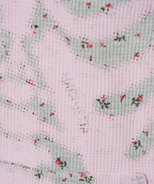 RePRODUCTION LABEL（リプロダクションレーベル）の「【RePRODUCTION LABEL / リプロダクションレーベル】スキッパーフェードフラワーサーマル（Tシャツ/カットソー・レディース・ネイビー/グレー・FREE）」の7枚目の写真