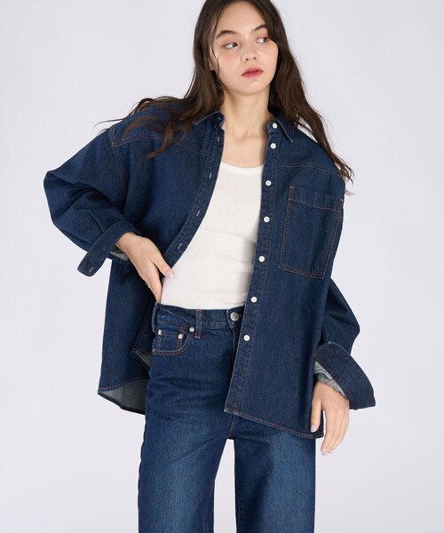 To b. by agnes b.(トゥービーバイアニエスベー)の「To b. by agnes b. × NEEDBY heritage DAISY WITH TO B.(シャツ/ブラウス・レディース・ブルー系その他・FREE)」の3枚目の写真