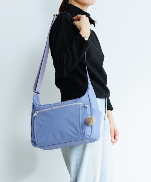 Kanana project(カナナプロジェクト)の「ショルダーバッグ PJ8-3rd LTD ブリーズライト 8L 限定モデル 20135(ショルダーバッグ・レディース・ブルーパープル/ベージュ・FREE)」の7枚目の写真