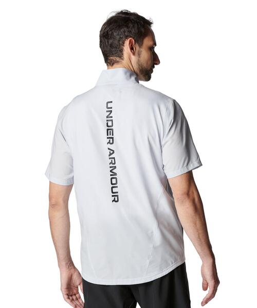 UNDER ARMOUR(アンダーアーマー)の「UAフレッシュウーブン フルジップ ショートスリーブ Tシャツ(トレーニング/メンズ)(その他アウター・メンズ・グレー・3XL/XL/L/M/2XL)」の2枚目の写真