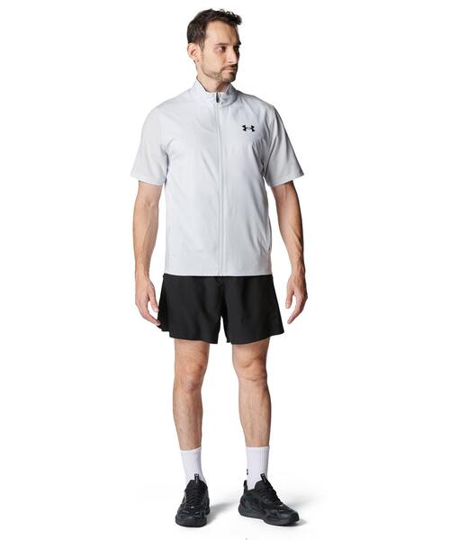 UNDER ARMOUR(アンダーアーマー)の「UAフレッシュウーブン フルジップ ショートスリーブ Tシャツ(トレーニング/メンズ)(その他アウター・メンズ・グレー・3XL/XL/L/M/2XL)」の3枚目の写真
