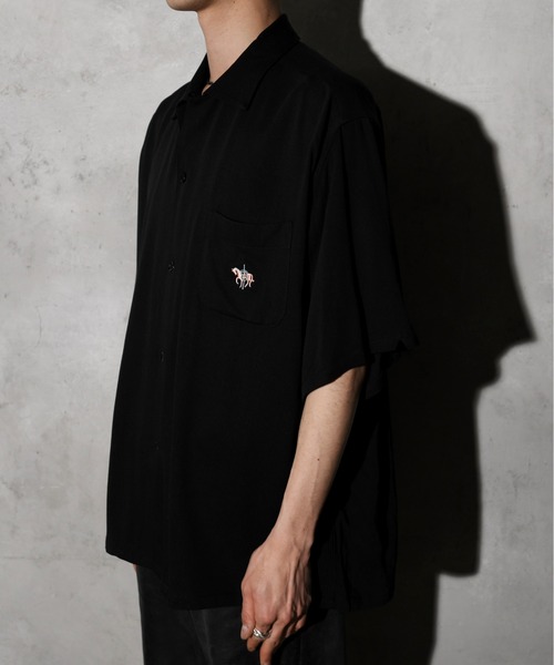 2AM(ツーエイエム)の「TOWNCRAFT タウンクラフト / 50S EMB SS SHIRT(シャツ/ブラウス・メンズ・ブラウン/ブラック・SMALL/MEDIUM/LARGE)」の18枚目の写真