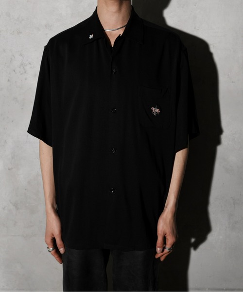 2AM(ツーエイエム)の「TOWNCRAFT タウンクラフト / 50S EMB SS SHIRT(シャツ/ブラウス・メンズ・ブラウン/ブラック・SMALL/MEDIUM/LARGE)」の17枚目の写真