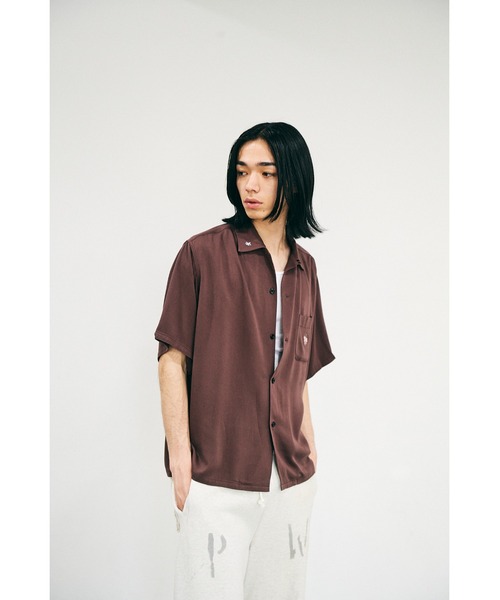 2AM(ツーエイエム)の「TOWNCRAFT タウンクラフト / 50S EMB SS SHIRT(シャツ/ブラウス・メンズ・ブラウン/ブラック・SMALL/MEDIUM/LARGE)」の6枚目の写真