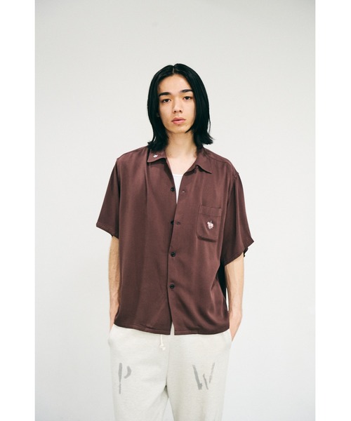 2AM(ツーエイエム)の「TOWNCRAFT タウンクラフト / 50S EMB SS SHIRT(シャツ/ブラウス・メンズ・ブラウン/ブラック・SMALL/MEDIUM/LARGE)」の9枚目の写真