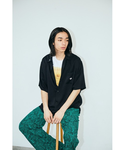 2AM(ツーエイエム)の「TOWNCRAFT タウンクラフト / 50S EMB SS SHIRT(シャツ/ブラウス・メンズ・ブラウン/ブラック・SMALL/MEDIUM/LARGE)」の10枚目の写真