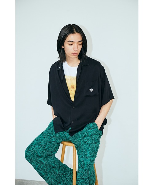 2AM(ツーエイエム)の「TOWNCRAFT タウンクラフト / 50S EMB SS SHIRT(シャツ/ブラウス・メンズ・ブラウン/ブラック・SMALL/MEDIUM/LARGE)」の11枚目の写真