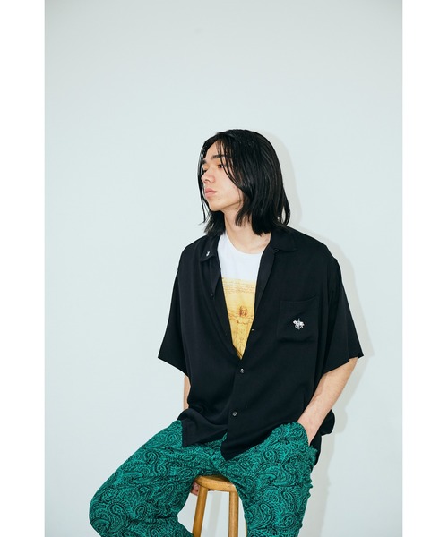2AM(ツーエイエム)の「TOWNCRAFT タウンクラフト / 50S EMB SS SHIRT(シャツ/ブラウス・メンズ・ブラウン/ブラック・SMALL/MEDIUM/LARGE)」の13枚目の写真