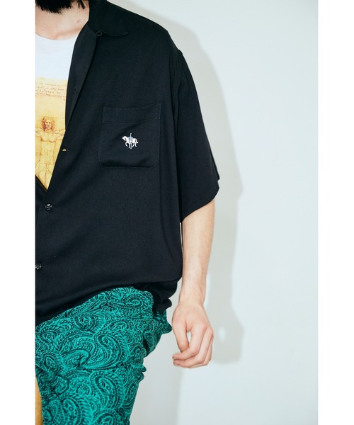 2AM(ツーエイエム)の「TOWNCRAFT タウンクラフト / 50S EMB SS SHIRT(シャツ/ブラウス・メンズ・ブラウン/ブラック・SMALL/MEDIUM/LARGE)」の15枚目の写真