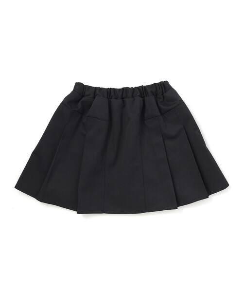 ZIDDY（ジディ）の「レザーポケット プリーツスカパン(130~160cm)（スカート・キッズ・ベージュ/ブラック・150cm/140cm/130cm/FREE）」の9枚目の写真