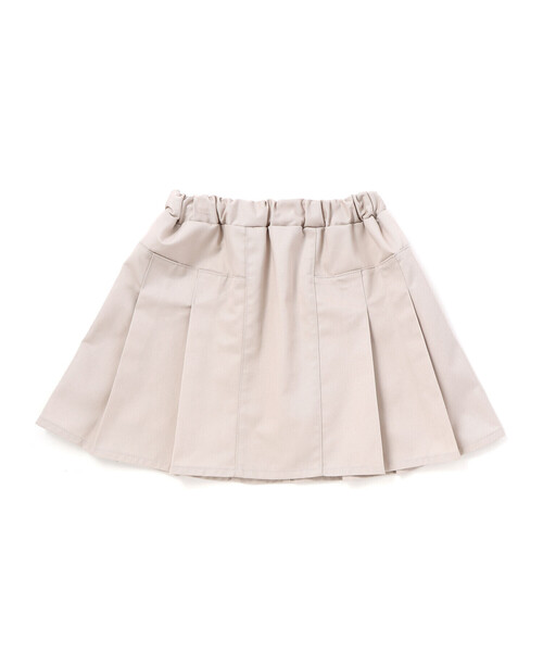 ZIDDY（ジディ）の「レザーポケット プリーツスカパン(130~160cm)（スカート・キッズ・ベージュ/ブラック・150cm/140cm/130cm/FREE）」の12枚目の写真