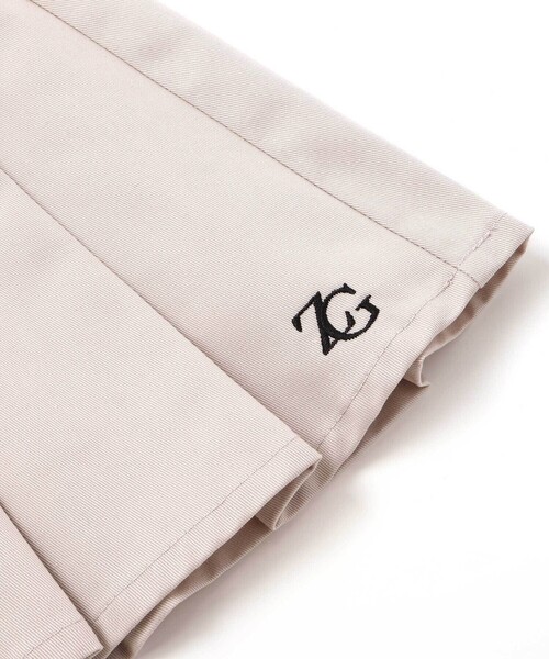 ZIDDY（ジディ）の「レザーポケット プリーツスカパン(130~160cm)（スカート・キッズ・ベージュ/ブラック・150cm/140cm/130cm/FREE）」の16枚目の写真