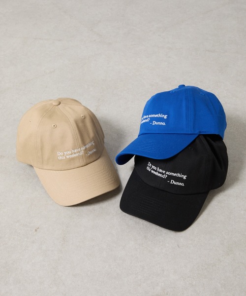COLONY 2139（コロニートゥーワンスリーナイン）の「トーク刺繍ツイルキャップ（キャップ・レディース・ブルー/ブラック/ベージュ・FREE）」の8枚目の写真