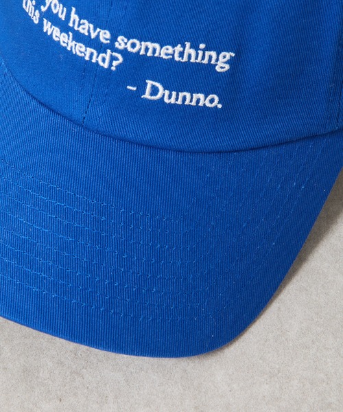 COLONY 2139（コロニートゥーワンスリーナイン）の「トーク刺繍ツイルキャップ（キャップ・レディース・ブルー/ブラック/ベージュ・FREE）」の4枚目の写真