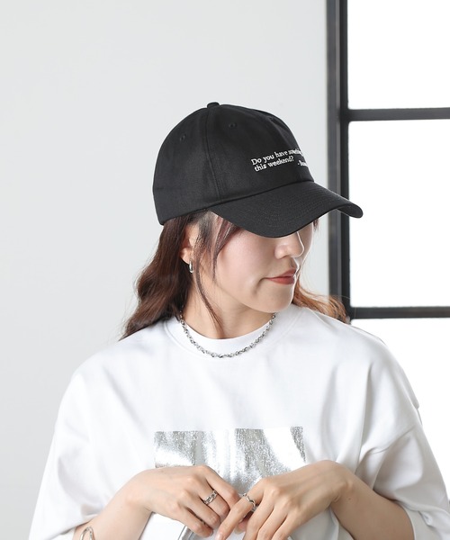 COLONY 2139(コロニートゥーワンスリーナイン)の「トーク刺繍ツイルキャップ(キャップ・レディース・ブルー/ブラック/ベージュ・FREE)」の16枚目の写真