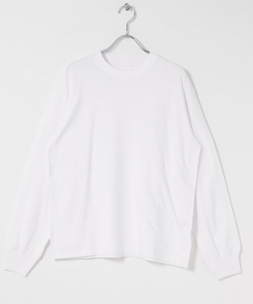 FORK&SPOON（フォークアンドスプーン）の「FORK&SPOON　リサイクルコットンロングスリーブTシャツ（Tシャツ/カットソー・レディース・グレー系その他/ブラック/オフホワイト・1）」の10枚目の写真