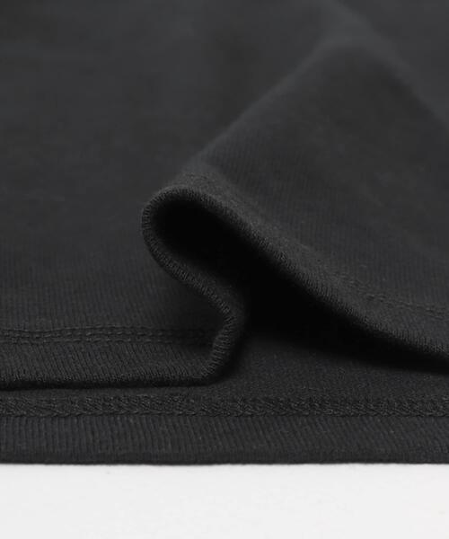 FORK&SPOON（フォークアンドスプーン）の「FORK&SPOON　リサイクルコットンロングスリーブTシャツ（Tシャツ/カットソー・レディース・グレー系その他/ブラック/オフホワイト・1）」の5枚目の写真