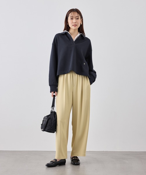 ROPE' PICNIC（ロペピクニック）の「スキッパースウェット（スウェット・レディース・ホワイト/ネイビー/ライトグレー/ベージュ系その他3・FREE）」の8枚目の写真