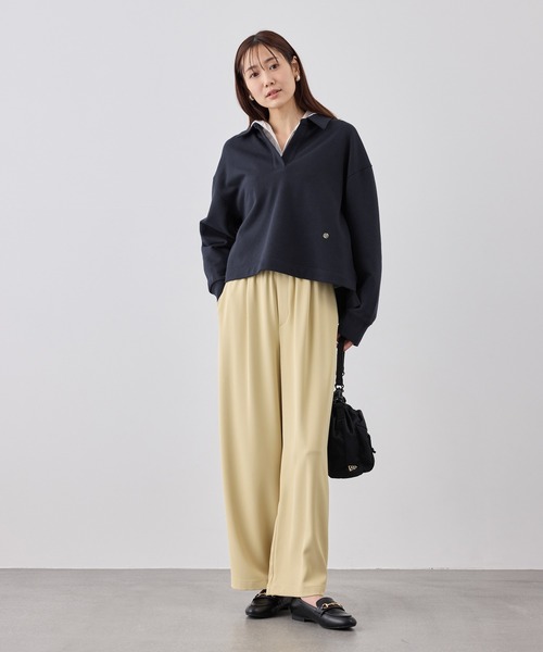 ROPE' PICNIC（ロペピクニック）の「スキッパースウェット（スウェット・レディース・ホワイト/ネイビー/ライトグレー/ベージュ系その他3・FREE）」の9枚目の写真