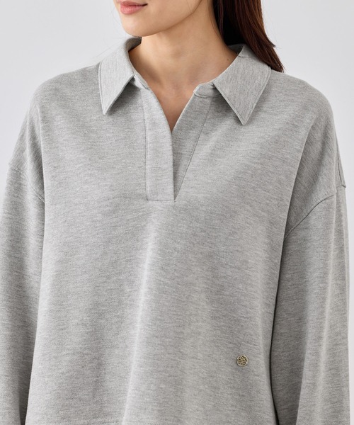 ROPE' PICNIC（ロペピクニック）の「スキッパースウェット（スウェット・レディース・ホワイト/ネイビー/ライトグレー/ベージュ系その他3・FREE）」の21枚目の写真