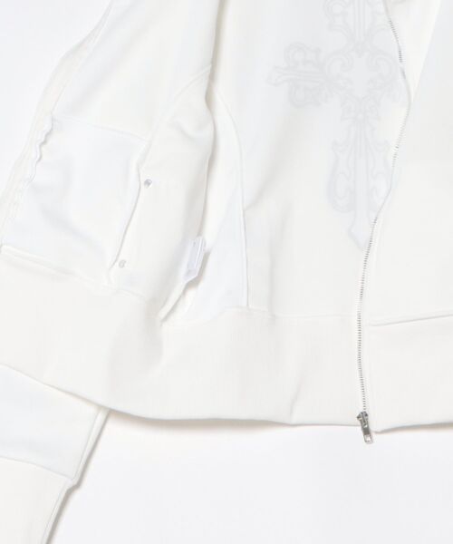Ritzy(リッツィー)の「スリムジップアップ スウェット(スウェット・レディース・ホワイト/ブラック・L/M)」の17枚目の写真