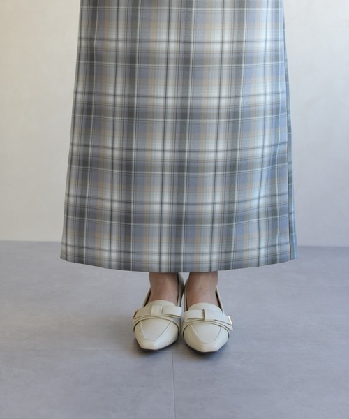 31 Sons de mode（トランテアン　ソン　ドゥ　モード）の「2026春夏新作 ベルト付きタイトスカート（スカート・レディース・ピンク系/ブルー系・S/M）」の13枚目の写真