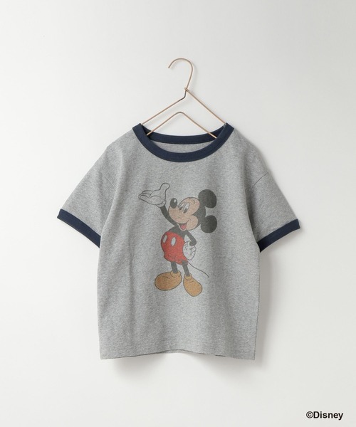 LOWRYS FARM(ローリーズファーム)の「Disney/リンガーT 654413(Tシャツ/カットソー・キッズ・グレー/オフホワイト/アイボリー・150cm/140cm/130cm/120cm/110cm)」の10枚目の写真