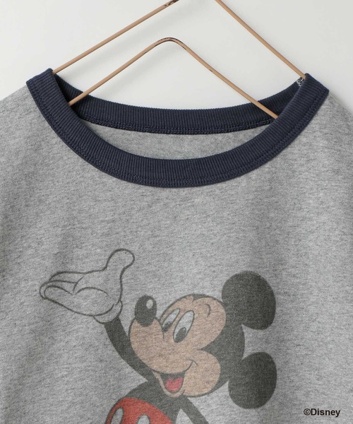 LOWRYS FARM(ローリーズファーム)の「Disney/リンガーT 654413(Tシャツ/カットソー・キッズ・グレー/オフホワイト/アイボリー・150cm/140cm/130cm/120cm/110cm)」の11枚目の写真