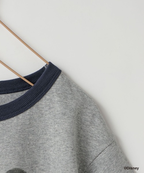 LOWRYS FARM(ローリーズファーム)の「Disney/リンガーT 654413(Tシャツ/カットソー・キッズ・グレー/オフホワイト/アイボリー・150cm/140cm/130cm/120cm/110cm)」の12枚目の写真