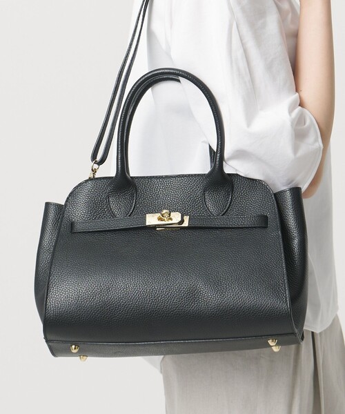 AULENTTI（オウレンティ）の「＜AULENTTI＞ SQE BAG（トートバッグ・レディース・ベージュ/ブラック・FREE）」の3枚目の写真