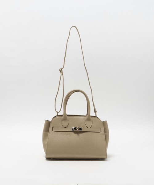 AULENTTI（オウレンティ）の「＜AULENTTI＞ SQE BAG（トートバッグ・レディース・ベージュ/ブラック・FREE）」の5枚目の写真