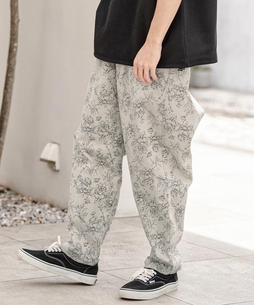 CAMBIO(カンビオ)の「mp14717- Floral Jacquard Denim Balloon Pants デニムバルーンパンツ(CAM26SS-015)(デニムパンツ・メンズ・ホワイト/インディゴブルー/ネイビー・M/L/S)」の15枚目の写真