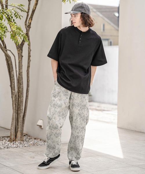CAMBIO(カンビオ)の「mp14717- Floral Jacquard Denim Balloon Pants デニムバルーンパンツ(CAM26SS-015)(デニムパンツ・メンズ・ホワイト/インディゴブルー/ネイビー・M/L/S)」の17枚目の写真