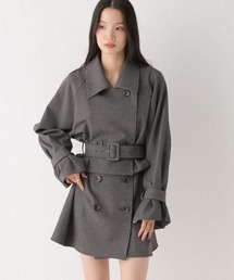 Heather（ヘザー）の「マルチWAYミドルトレンチコートワンピース　659579（トレンチコート）」